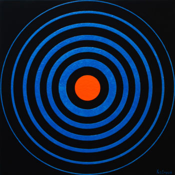 Pittura intitolato "Circles" da Andrii Katrych, Opera d'arte originale, Acrilico