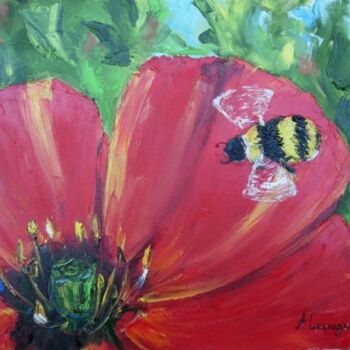 Painting titled "Bumblebee" by Andriy Spyrydenko, Original Artwork