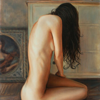 Peinture intitulée "Figure,soft" par Andriy Markiv, Œuvre d'art originale, Huile