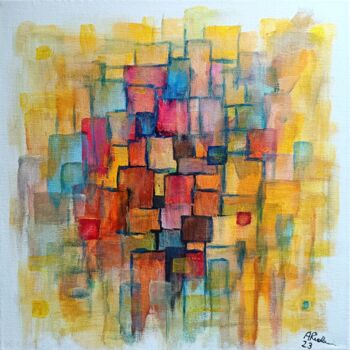Painting titled "Abstract series #8…" by Andrus Reedla, Original Artwork, Acrylic
