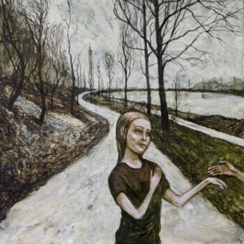 Картина под названием "Forgive" - Natalia Andrushaewa, Подлинное произведение искусства, Акрил