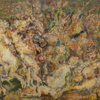 Malerei mit dem Titel "Rubens - fantasmago…" von Andrzej Lawrenc (Eryk Maler), Original-Kunstwerk, Öl