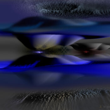 Grafika cyfrowa / sztuka generowana cyfrowo zatytułowany „Dark Matter” autorstwa Andrzej Maląg, Oryginalna praca, Malarstwo…