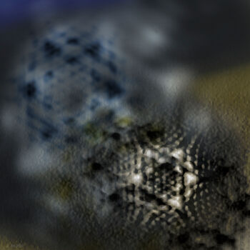 Grafika cyfrowa / sztuka generowana cyfrowo zatytułowany „Compression 3” autorstwa Andrzej Maląg, Oryginalna praca, Malarstw…