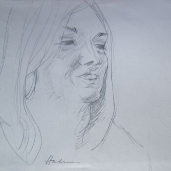 Drawing titled "Kathryn" by Andy Hudson, Original Artwork, Pencil