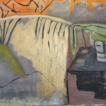 Картина под названием "The Recovery" - Andy Kane, Подлинное произведение искусства, Воск Установлен на Деревянная панель