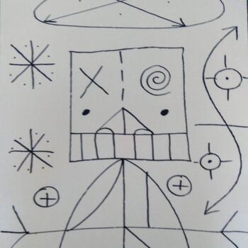 Drawing titled "portrait81.jpg" by Andy Pilgrimm, Original Artwork