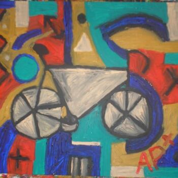 Painting titled "velo" by Andy Pilgrimm, Original Artwork