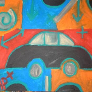 绘画 标题为“voiture” 由Andy Pilgrimm, 原创艺术品