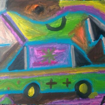 Painting titled "voiture14.jpg" by Andy Pilgrimm, Original Artwork