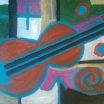 Painting titled "guitare9.jpg" by Andy Pilgrimm, Original Artwork, Other