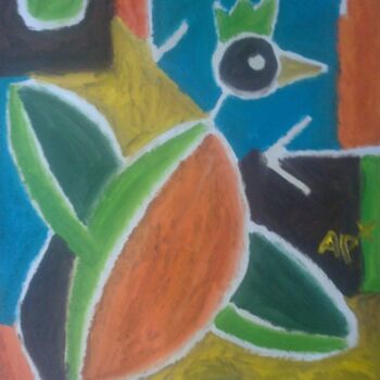 Malerei mit dem Titel "oiseau22.jpg" von Andy Pilgrimm, Original-Kunstwerk, Andere