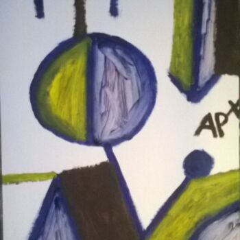 Pintura titulada "abstrait113.jpg" por Andy Pilgrimm, Obra de arte original, Oleo
