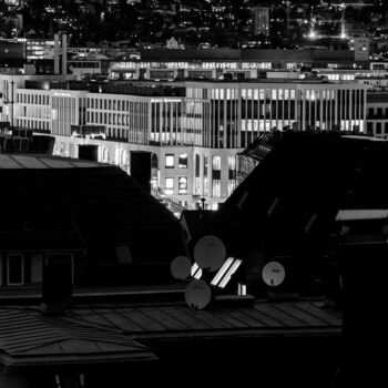 Fotografia intitulada "Dark Roof" por Andy Ridder, Obras de arte originais, Fotografia digital