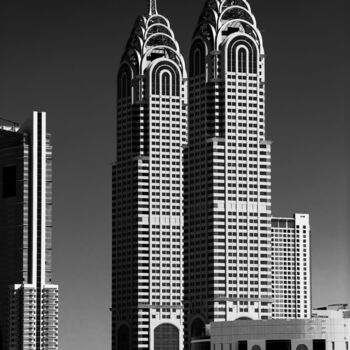 Photography titled "Al Kazim Towers Dub…" by Andy Ridder, Original Artwork, Digital Photography Mounted on Aluminium
