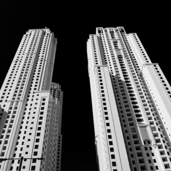 Photography titled "Into the Sky Dubai" by Andy Ridder, Original Artwork, Digital Photography Mounted on Aluminium