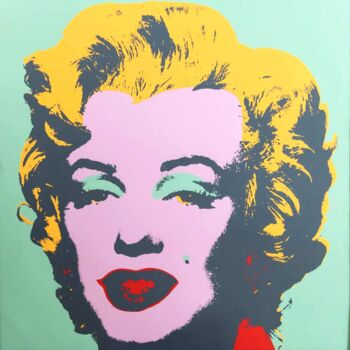 Druckgrafik mit dem Titel "ANDY WARHOL Marilyn…" von Andy Warhol, Original-Kunstwerk, Siebdruck