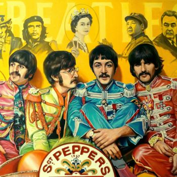 Peinture intitulée "Beatles forever (We…" par Andrew Khalturin (HAnder), Œuvre d'art originale, Huile