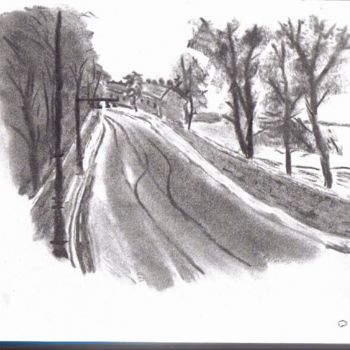 Dessin intitulée "Preston old road" par Anndy Reay, Œuvre d'art originale