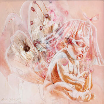 Картина под названием "I HAVE THE COURAGE…" - Aneta Barglik, Подлинное произведение искусства, Масло