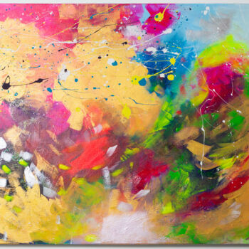 Картина под названием "Breathe on Me" - Anewbydiana, Подлинное произведение искусства, Акрил Установлен на Деревянная рама д…