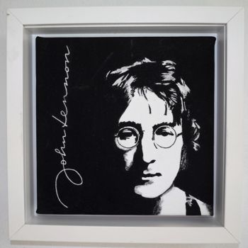 Painting titled "John Lennon" by Anaïs Debove, Original Artwork, Acrylic