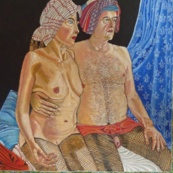 "peinture-art-majeur…" başlıklı Tablo Angélique Bègue tarafından, Orijinal sanat, Zamklı boya