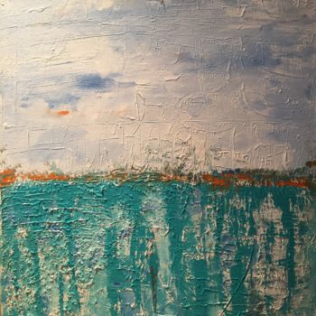Painting titled "Seascape III" by Angel Griffin, Original Artwork, Acrylic
