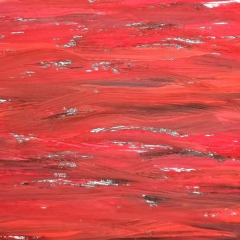 Картина под названием "Rojo" - Abarrosso, Подлинное произведение искусства, Акрил