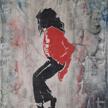Pittura intitolato "Michael Jackson" da Angel Force, Opera d'arte originale, Acrilico