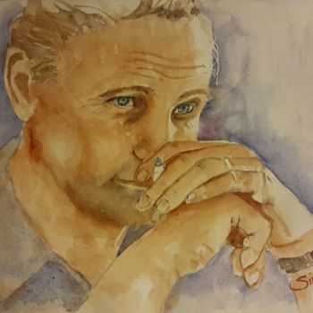Painting titled "Lost in the mind 2.0" by Angela, Original Artwork, Watercolor
