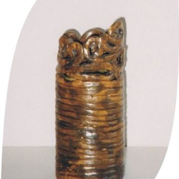 Sculpture titled "Vaso Cipó" by Angela Poluzzi, Original Artwork