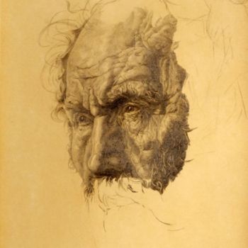Drawing titled "Portrait, pencil dr…" by Drawing, Original Artwork