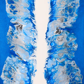 Malerei mit dem Titel "Mystic Fluid" von Angèle Art Connexion, Original-Kunstwerk, Acryl