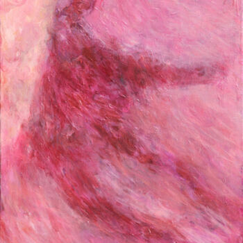 Pintura intitulada "Ascending in Pink" por Angelica Fom, Obras de arte originais, Acrílico
