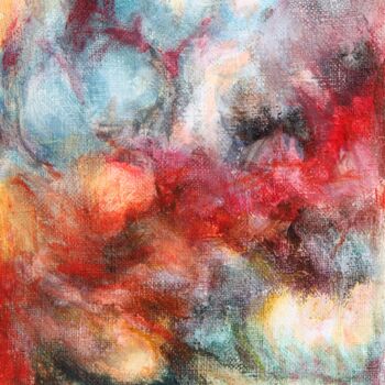 Painting titled "Color Symphony: A P…" by Angelica Fom, Original Artwork, Acrylic