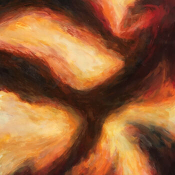 Картина под названием "Eruption" - Angelica Fom, Подлинное произведение искусства, Акрил