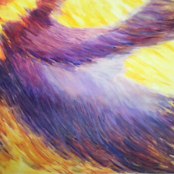Painting titled "Phoenix" by Angelica Fom, Original Artwork, Acrylic