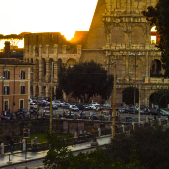 Fotografie getiteld "Colosseo" door Creative Angie, Origineel Kunstwerk, Gemanipuleerde fotografie