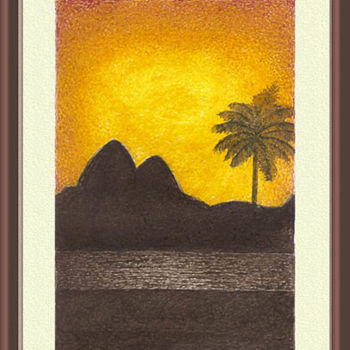 Zeichnungen mit dem Titel "paisagem-tropical.j…" von Angelica Trompieri, Original-Kunstwerk