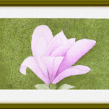 제목이 "flor-do-pantano1.jpg"인 그림 Angelica Trompieri로, 원작, 잉크