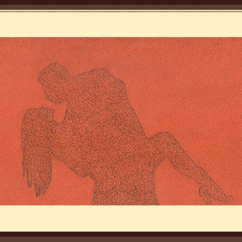 Desenho intitulada "tango.jpg" por Angelica Trompieri, Obras de arte originais