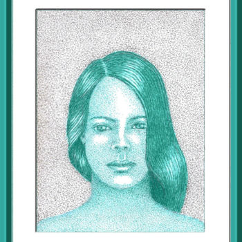 Рисунок под названием "paloma1.jpg" - Angelica Trompieri, Подлинное произведение искусства, Чернила