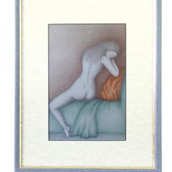 Dibujo titulada "Solitude" por Angelica Trompieri, Obra de arte original, Tinta