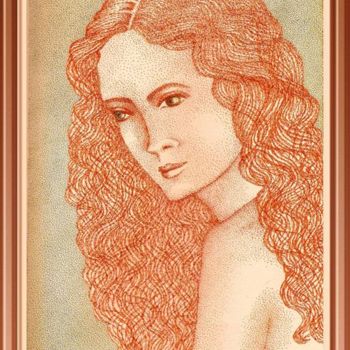 Drawing titled "Ligia" by Angelica Trompieri, Original Artwork, Other