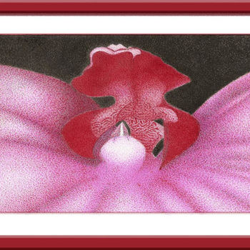 Disegno intitolato "flor-e-passaro1.jpg" da Angelica Trompieri, Opera d'arte originale