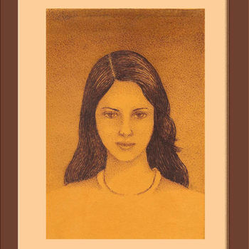 「adolescente1.jpg」というタイトルの描画 Angelica Trompieriによって, オリジナルのアートワーク