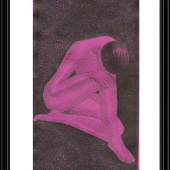 Desenho intitulada "bailarina1.jpg" por Angelica Trompieri, Obras de arte originais