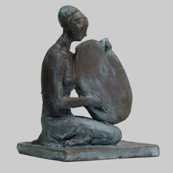 Sculptuur getiteld "In the rhythm" door Angelika Kienberger, Origineel Kunstwerk, Bronzen