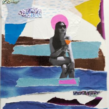 Collages titled "Vannaly" by Angelina Martin, Original Artwork, Collages